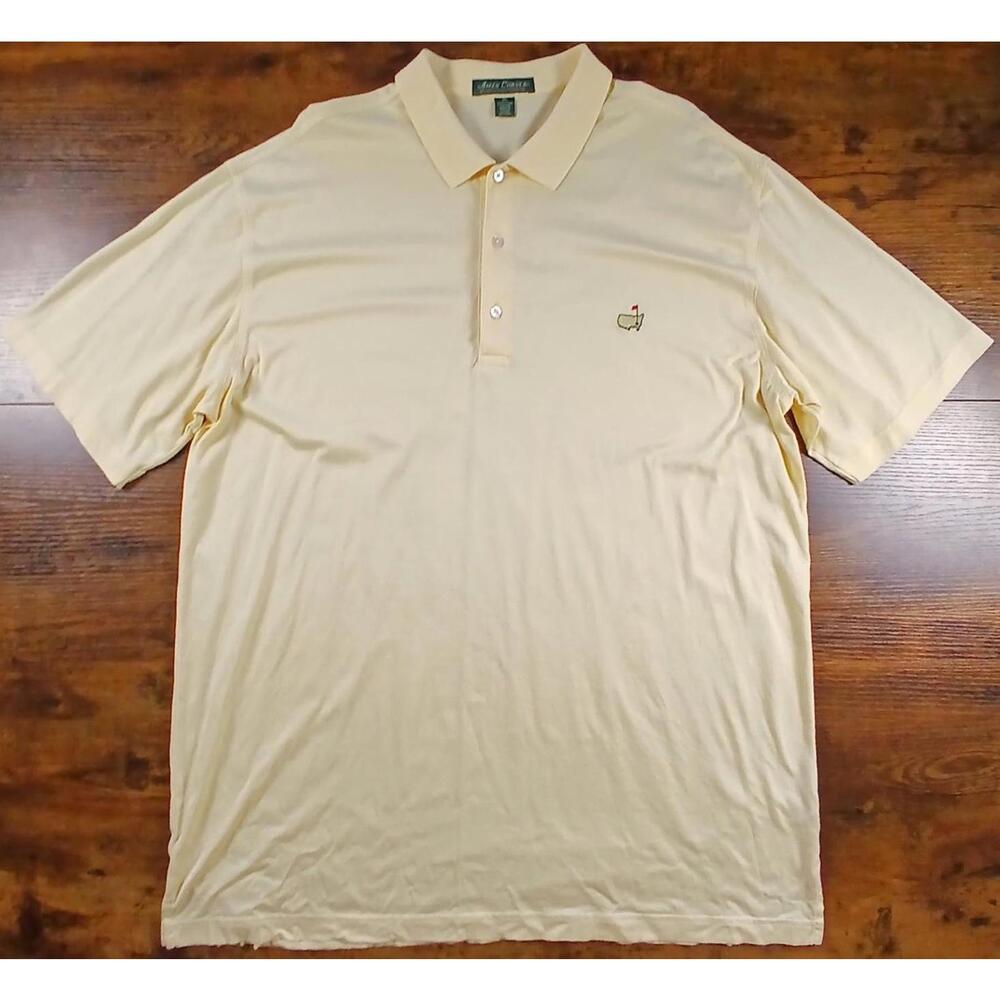 Masters Amen Corner Two Ply Mercerized‎ Pima Cotton Polo Golf Shirt XLarge XL
